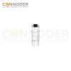 M12 B code Female Straight Circular Connector-Metal Assembled,Field Wireable,Solder Connection,Shielded
