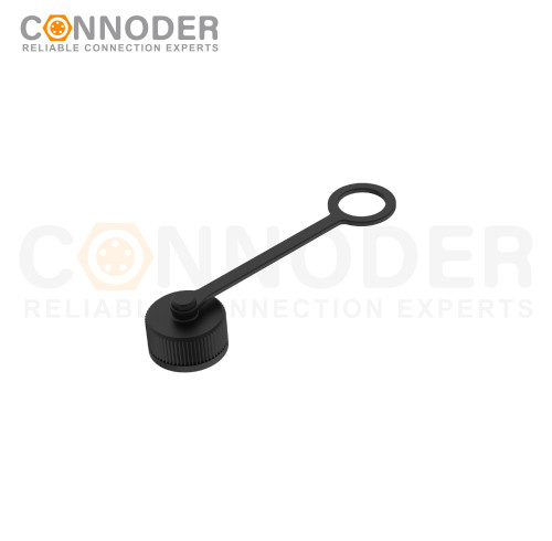 M12 Male connector Plastic dust cover,IP67 Locked state