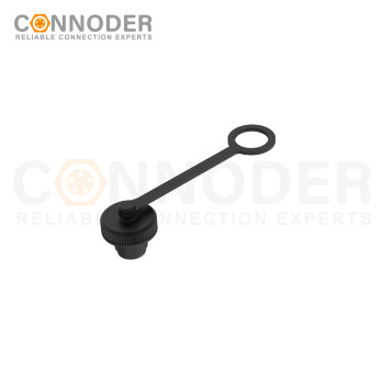 M12 Female connector Plastic dust cover,IP67 Locked state