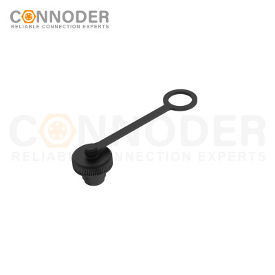 M12 Female connector Plastic dust cover,IP67 Locked state