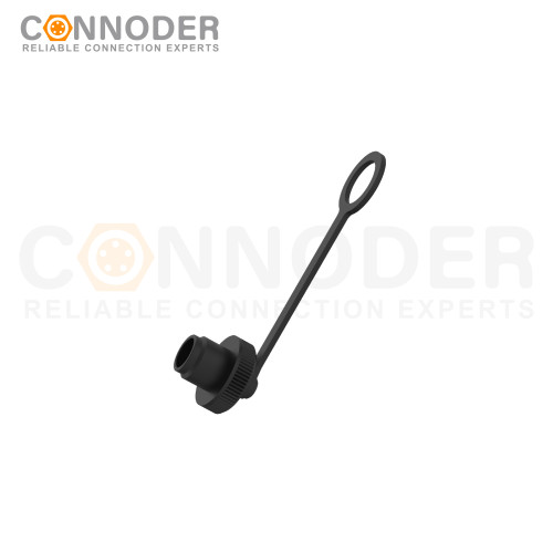 M12 Female connector Plastic dust cover,IP67 Locked state
