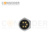 7/8" male circular connector Front Fastened,with PCB welded screw 7/8-16UHF