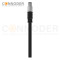 M5 Sensor Connecting Cables Straight Overmolded Cable,UL, PUR, black,Solder Connection,A code