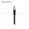 M9 Male Cable Connector-Straight Overmolded Cable,UL, PUR, black,Solder Connection,A code,