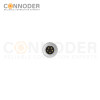 M9 Male Cable Connector-Straight Overmolded Cable,UL, PUR, black,Solder Connection,A code,
