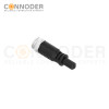 7/8" Male Connecting Cables-Straight Overmolded Cable,UL, PUR, black,Solder Connection,A code,