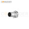 M12 Sensor connector Circular Connector-Panel Mount,Solder Connection,S code,Male,M16x1.5, Front Fastened,Factory