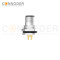 M12 Sensor connector Circular Connector-Panel Mount,Solder Connection,S code,Male,M16x1.5, Front Fastened,Factory