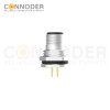 Wholesale M12 D Coded 4 Pin Circular Connector l  Front Fastened Panel Mount Circular Connector For Pcb, M16 X 1.5, Straight