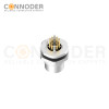M12 X Code Female Circular Connector,Panel Mount,Data Transmission,Solder Connection,M16x1.5, Front Fastened