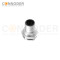 M12 D code Male Circular Connector-Panel Mount,Solder Connectio,M16x1.5, Front Fastened