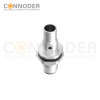 M12 D Code Male Circular Connector-Panel Mount,Solder Connection,M16x1.5, Front Fastened,Shielded
