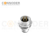 M12 D code Male Circular Connector-Panel Mount,Solder Connection,M16x1.5, Rear Fastened