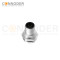 Wholesale M12 L Code Sensor connector,4+FE,Male,Aviation Panel Back Mount Flange Socket Sensor Connector