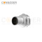 M12 M Code Circular Connector Panel Mount,Solder Connection,Sensor connector,M16x1.5, Front Fastened,Factory