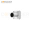 M12 D Coded Male Circular Connector-Panel Mount,Solder Square Flange,14x14
