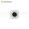 M12 D Coded Male Circular Connector-Panel Mount,Solder Square Flange,14x14