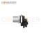 M12 D Coded Male Angle Circular Connector-Panel Mount, PCB Dip-solder Connection,M12x1.0,