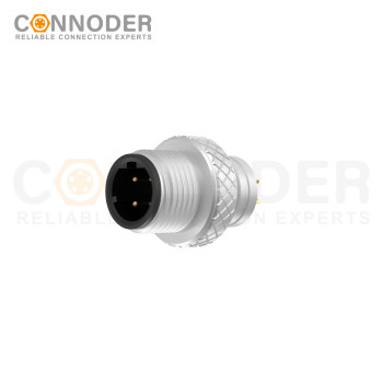 M12 D Coded Male Cable Connector-Metal Shell Unshielded Overmolded  Connector,Solder Connection,Custom