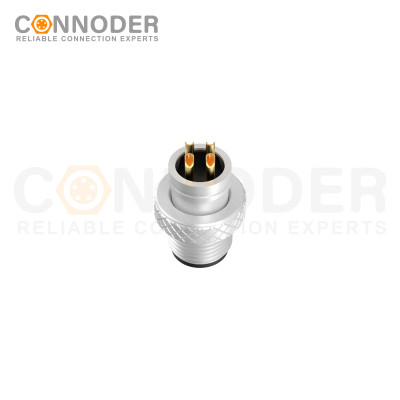 Wholesale M12 D Coded 4 Pin Circular Connector l Metal Shell Unshielded Overmolded  Connector,Solder Connection,Custom