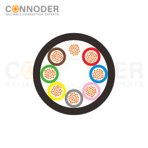 Camera Cables,8x24AWG PUR, halogen-free, non-shielded, oil resistant, wear resistant, high temperature resistant cables