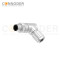 M12 D Coded Male Right Angle Circular Connector-Metal Assembled,Field Wireable,Solder Connection,Shielded