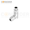 M12 D Coded Male Right Angle Circular Connector-Metal Assembled,Field Wireable,Solder Connection,Shielded