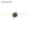 M12 D Coded Female Circular Connector-Panel Mount,Solder Connection,M12x1.0, Rear Fastened
