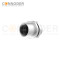 M12 D Coded Female Circular Connector-Panel Mount,Solder Connection,M12x1.0, Rear Fastened