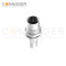 M12 D Coded Female Circular Connector-Panel Mount,Solder Connection,M16x1.5, Front Fastened,Shielded