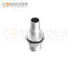 M12 D Coded Female Circular Connector-Panel Mount,Solder Connection,M16x1.5, Front Fastened,Shielded