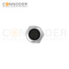 M12 D Coded Female Circular Connector-Panel Mount,PCB Dip-solder Connection,M16x1.5, Front Fastened