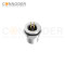 M12 D Coded Female Circular Connector-Panel Mount,PCB Dip-solder Connection,M16x1.5, Front Fastened