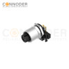M12 D Coded Female Angle Circular Connector-Panel Mount, PCB Dip-solder Connection,M12x1.0,