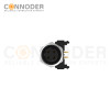 M12 D Coded Female Angle Circular Connector-Panel Mount, PCB Dip-solder Connection,M12x1.0,