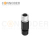 M12 D Coded Female Circular Connector-Field Wireable,Straight Plastic Assembled,Solder Connection,batch