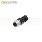 M12 D Coded Female Circular Connector-Field Wireable,Straight Plastic Assembled,Solder Connection,batch