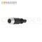 M12 D Coded Female Cable Connector-Straight Overmolded Cable,UL, PUR, black,Solder Connection,Custom