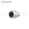 M12 D Coded male Cable Connector-Metal Shell Unshielded Overmolded  Connector,Solder Connection,Custom