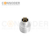 M12 D Coded male Cable Connector-Metal Shell Unshielded Overmolded  Connector,Solder Connection,Custom