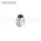 M12 D Coded male Cable Connector-Metal Shell Unshielded Overmolded  Connector,Solder Connection,Custom