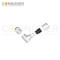 M12 D Coded Female Right Angle Circular Connector-Metal Assembled,Field Wireable,Solder Connection,Shielded