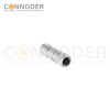 M12 D Coded Female Straight Circular Connector-Metal Assembled,Field Wireable,Solder Connection,Shielded