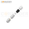 M12 D Coded Female Straight Circular Connector-Metal Assembled,Field Wireable,Solder Connection,Shielded