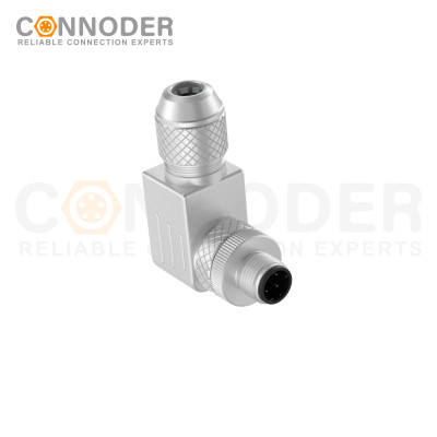Wholesale M12 D Coded 4 Pin Circular Connector l Male Metal Assembled,Field Wireable,Screw Connection,Shielded,PG9