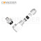 M12 D Coded Male Angle Circular Connector-Metal Assembled,Field Wireable,Screw Connection,Shielded,PG9