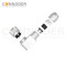 M12 D Coded Female Angle Circular Connector-Metal Assembled,Field Wireable,Screw Connection,Shielded,PG9
