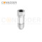 M12 D Coded Female Straight Circular Connector-Metal Assembled,Field Wireable,Screw Connection,Shielded,PG9