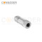 M12 D Coded Female Straight Circular Connector-Metal Assembled,Field Wireable,Screw Connection,Shielded,PG9