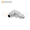 M12 D Coded Male Angle Circular Connector-Metal Assembled,Field Wireable,Screw Connection,Shielded,PG7